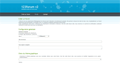 Desktop Screenshot of 123forum.fr