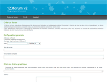 Tablet Screenshot of 123forum.fr